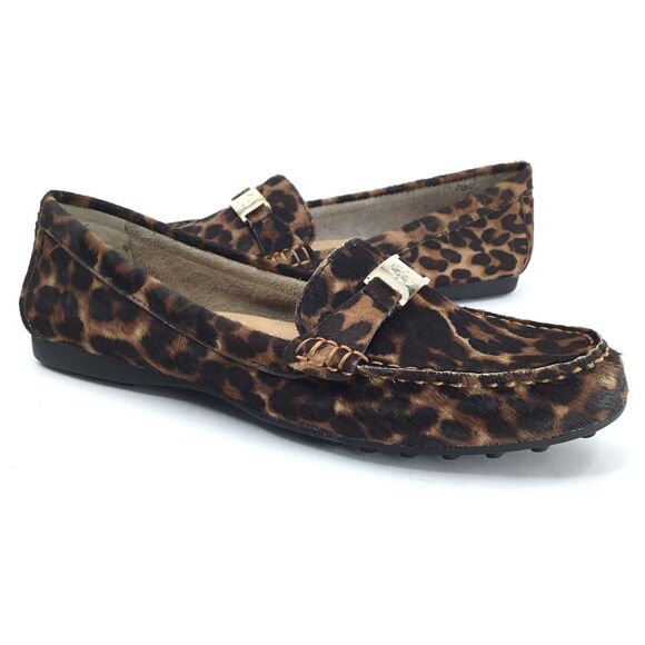 Giani Bernini Dailyn Memory Foam Slip On Loafer Mocs sz 8 Calf Hair Animal Fur - Picture 13 of 13